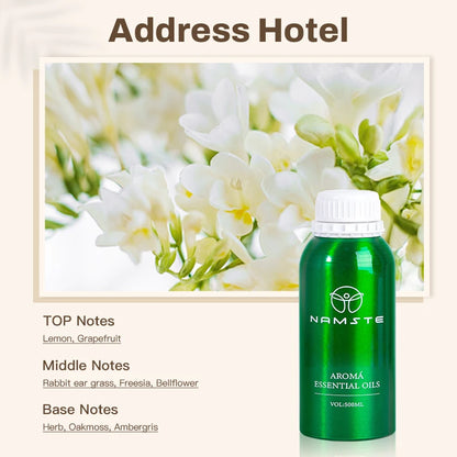 500ML Air Freshener Essential Oil Diffuser Refill Air Purifier for Hotels Electric Aromatic Oasis Humidifier Car Smoke Generator