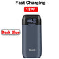 18650 Battery Charger Case DIY Power Bank Box Portable QC 3.0 PD 18W Fast Charging Case for 18650 21700 20700 Lithium Batteries