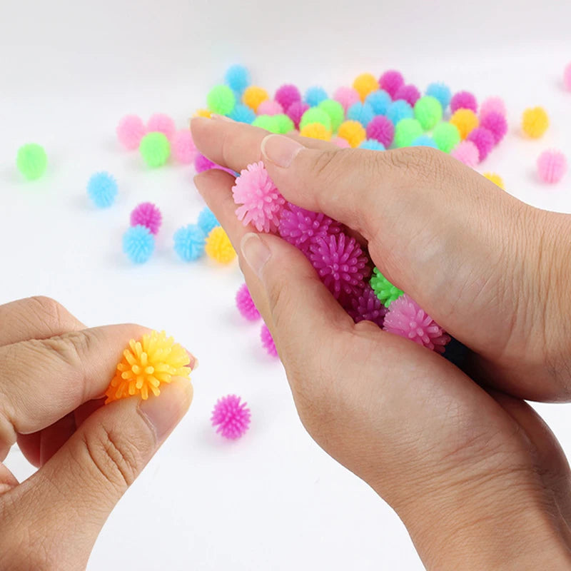 TPR Bayberry Ball Hedgehog Multi color Mini Massage Ball Foot Massage Ball Airout Yoga Stress Relief Soft Squeezing Plush Toy