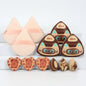 Rice Ball Cat 12-Piece Set, Expands When Exposed to Water, Dual-Use for Wet and Dry, Makeup Sponge Suitable for All Skin Types