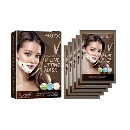 EELHOE Face Lifting Masks V Shaping Face Chin Firming Moisturizing Anti Aging Anti Sagging V Shape Face Lift up Mask Skin Care