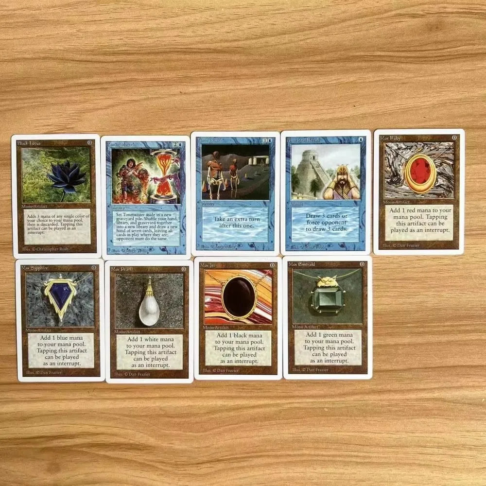 216 Pcs Black Core Cards P9 Dual Land Fetch Land Shock Lands  Proxy Cards
