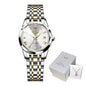 LIGE Elegant Ultrathin Nordic Simple Style Quartz Movement Women's Wristwatch Fashion Stainless Steel Bracelet Belt Woman Watch