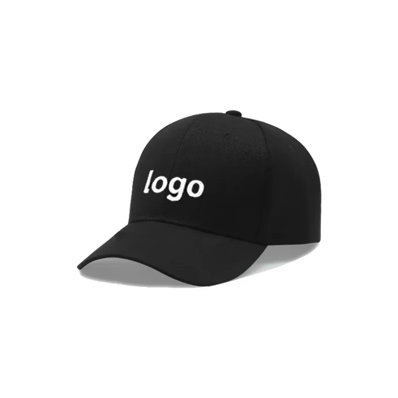 Customized Printed Logo DIY Baseball Cap Unisex Adjustable Men Women Sport Trucker Hat Solid Color Personalized Caps