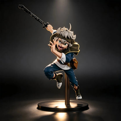 16cm Asta Black Clover Figure Anime Action Figure Scale Figure Collection Model Birthday Gift Doll Toy PVC Standing Posture