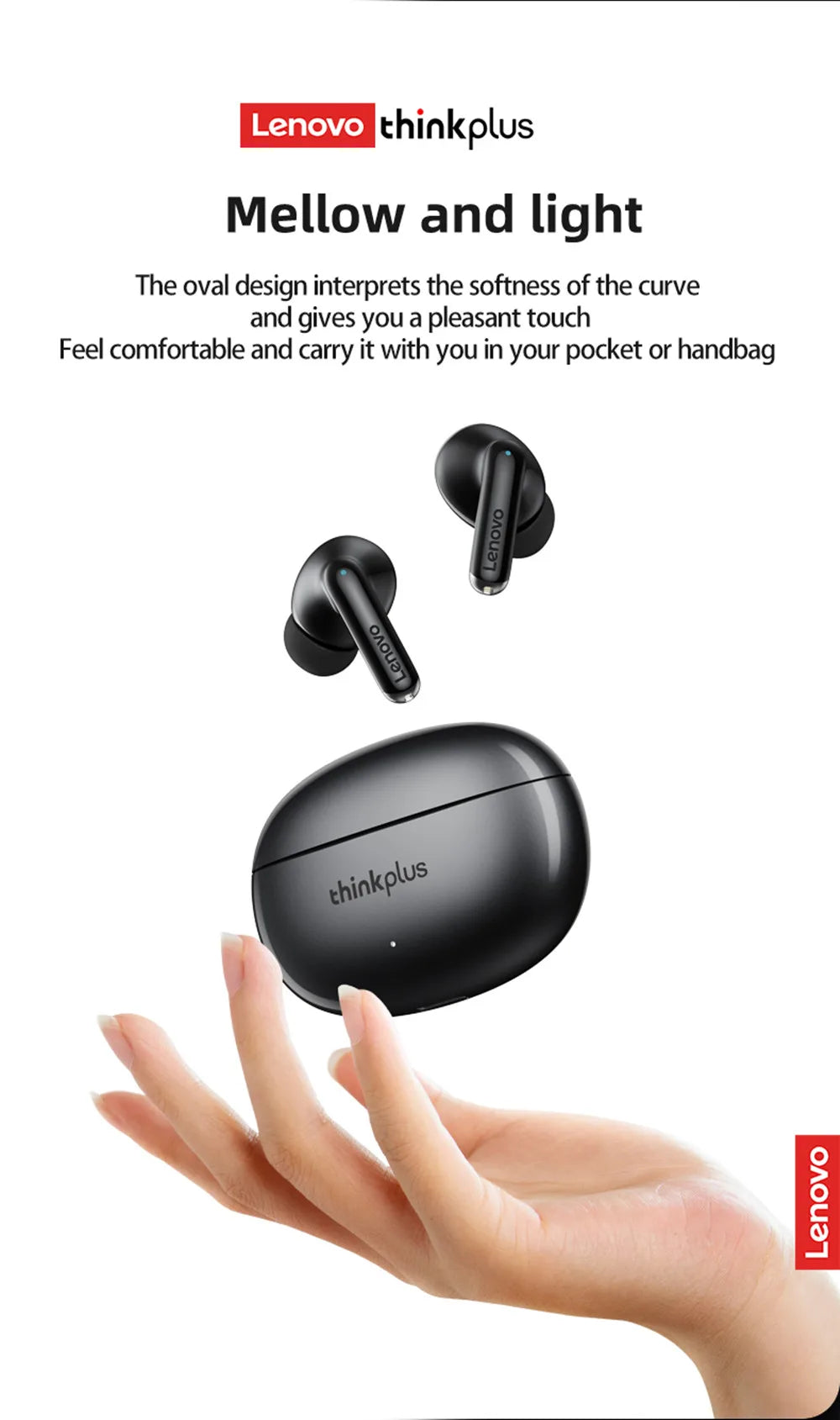 Oryginalne słuchawki Lenovo XT88 TWS bezprzewodowe Bluetooth 5.3 podwójny mikrofon Stereo redukcja szumów bas HIFI sterowanie dotykowe douszne