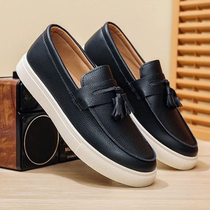Fashion versatile men's board shoes low cut sleeves flat feet men's shoes tassel pendants men's casual sports shoes