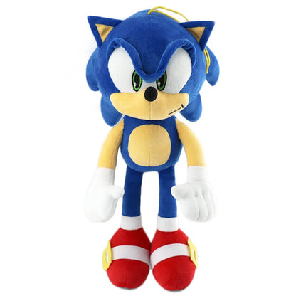 Hot 30CM High Quality Sonic Plush Toy Hedgehog Knuckles Tails Cute Cartoon Soft Stuffed Doll Birthday Gift for Children