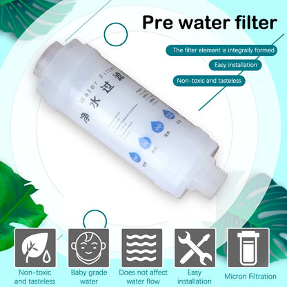 Pre-Filter Water Filter PP Cotton Filter Purifier Removal Heavy Metal Purifier Shower Washing Machine Filter Home Healthproduct
