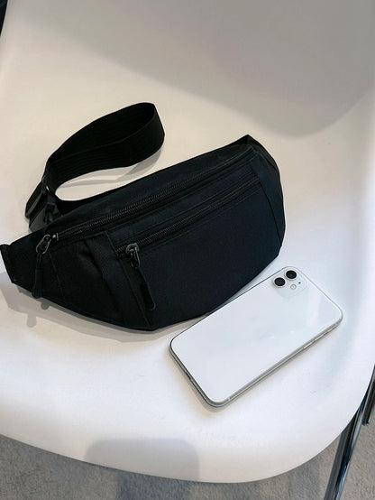 Fanny Pack Sports Festival Workout Traveling Running Large Crossbody Casual Hands-Free Wallets Waist Pack Phone Bag