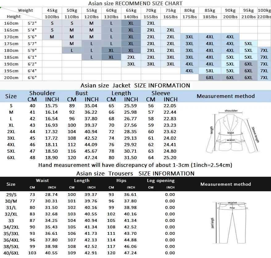 Suit (Blazer+Vest +Trousers) Men's Fashionable Gentleman Business Banquet Korean-style Formal Dress Casual Wedding 3-piece Set