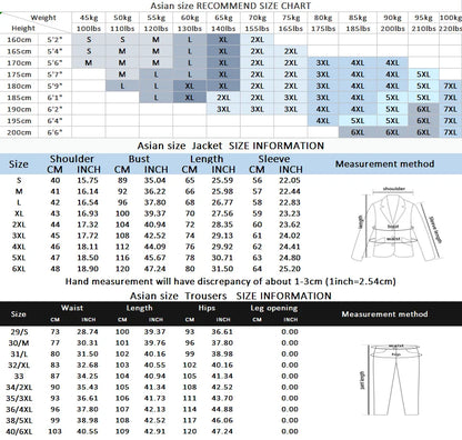 Suit (Blazer+Vest +Trousers) Men's Fashionable Gentleman Business Banquet Korean-style Formal Dress Casual Wedding 3-piece Set