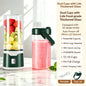 18 Blades Juicer Portable USB Blender Electric Travel 400ML Juicer Cup For Smoothie Milkshake Outdoor Kitchen Mini Mixer Tool