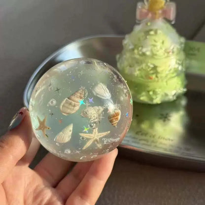 Satisfying Sound Crunchy Squishy Toys Non-bounce Shapable Building Blocks Squeeze Pinch Handmade Sensory Fidget Ball