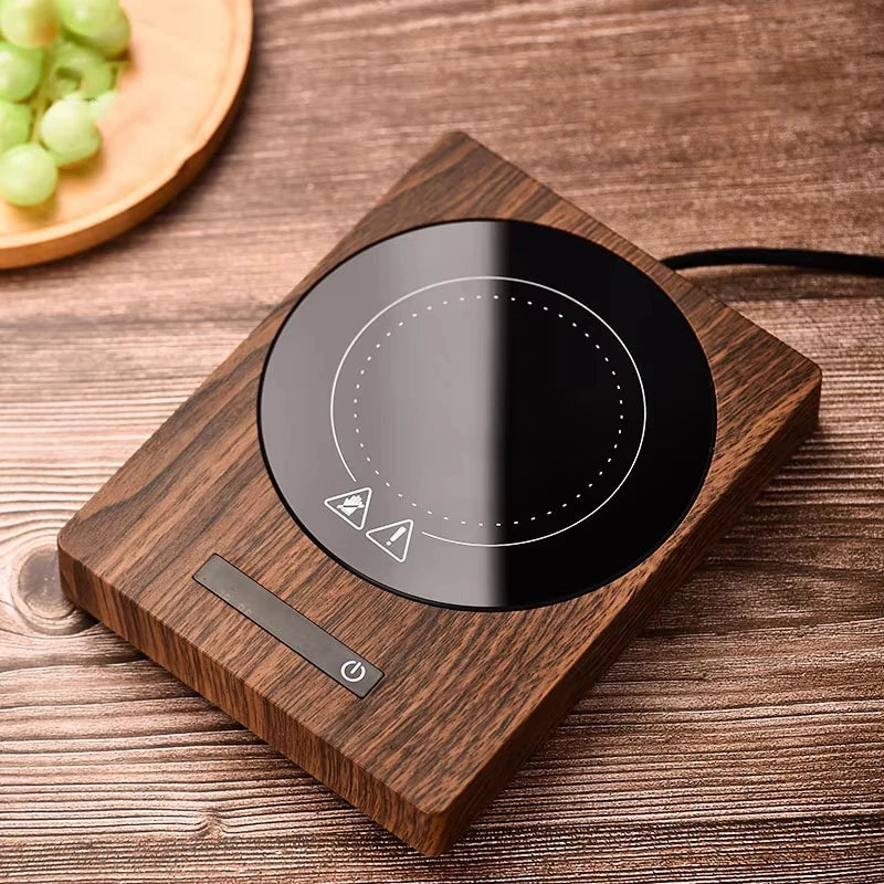 Heated Cup Mat Warmer Hot Tea Makers 5 Gear Temperature Cup 100°C Automatic Warmer Coaster Heaters Coffee Milk Tea Heating Pad