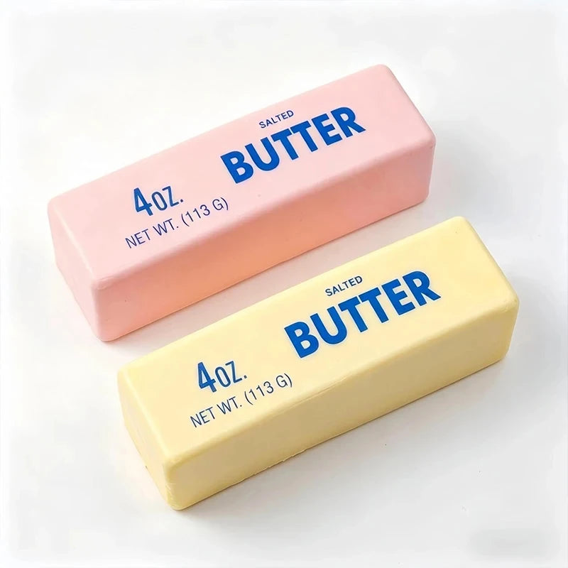 14/24cm Squishy Butter Stick Fidget Toy Sticky Butter Stick Slow Rebound Stress Ball Adults Squeeze Toy Anti-stress Sensory Toy