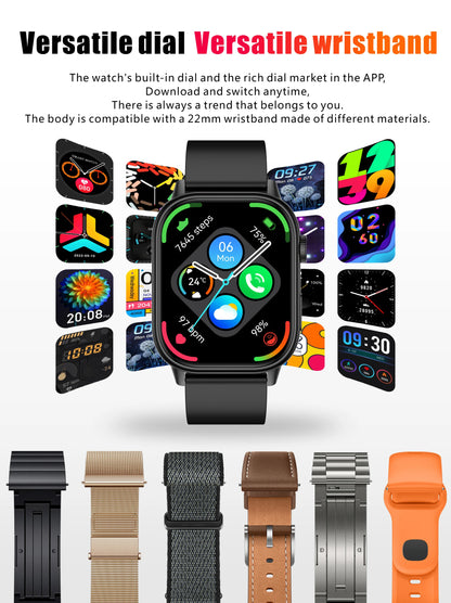 2026New Military Dual-band GPS Smart Watch Compass IP68K Waterproof Bluetooth Call Heart rate Sports Smart Watch For IOS Andriod