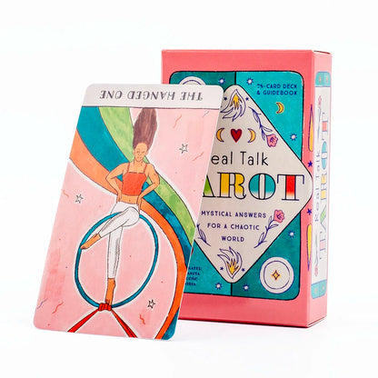 78pcs Real Talk Tarot Deck + PDF Guidebook 10.3*6cm Divination Game Family Friends Party Collectibles