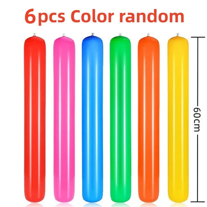 3/6pcs 90cm Inflatable Toy Sticks Children's Toys Parent-Child Activities Intelligent Sensory Props Party Cheer Sticks Outdoor