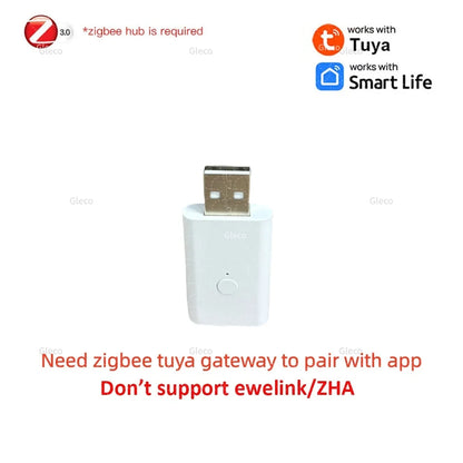 Zigbee Signal Repeater USB Range Extender Signal Amplifier Option With High-Gain Antenna Smart Life TUYA Home Automation Z2MQTT