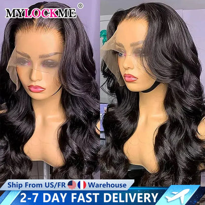 34 32 30In Body Wave Human Hair Lace Frontal Wigs 13x4 13x6 Transparent Lace Front Wig For Women 6x4 5x5 Glueless Wig Human Hair
