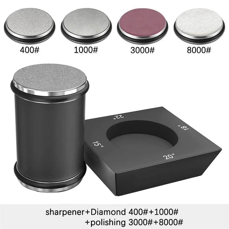 Niiruo 4 Angles Rolling Knife Sharpener Kit For Straight Edge Roller Knife Sharpening With Industry Diamonds Whetstone Knife Set
