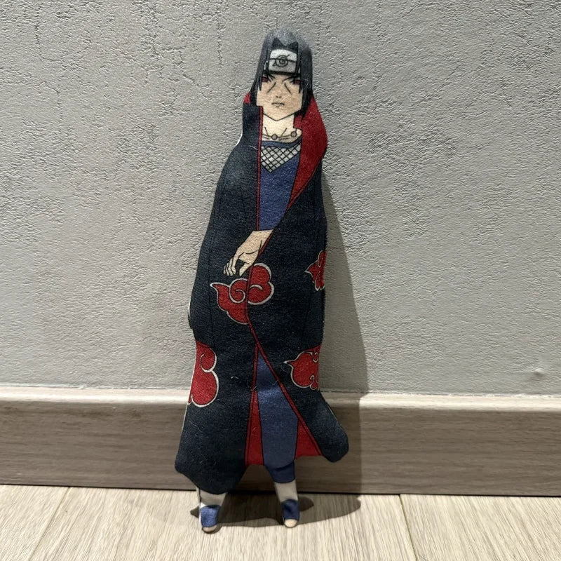 28cm NARUTO Plush Toy Kakashi Anime Cosplay Keychain Cotton Doll Slender Twistable Shape Room Abstract Model Decoration Gift Toy