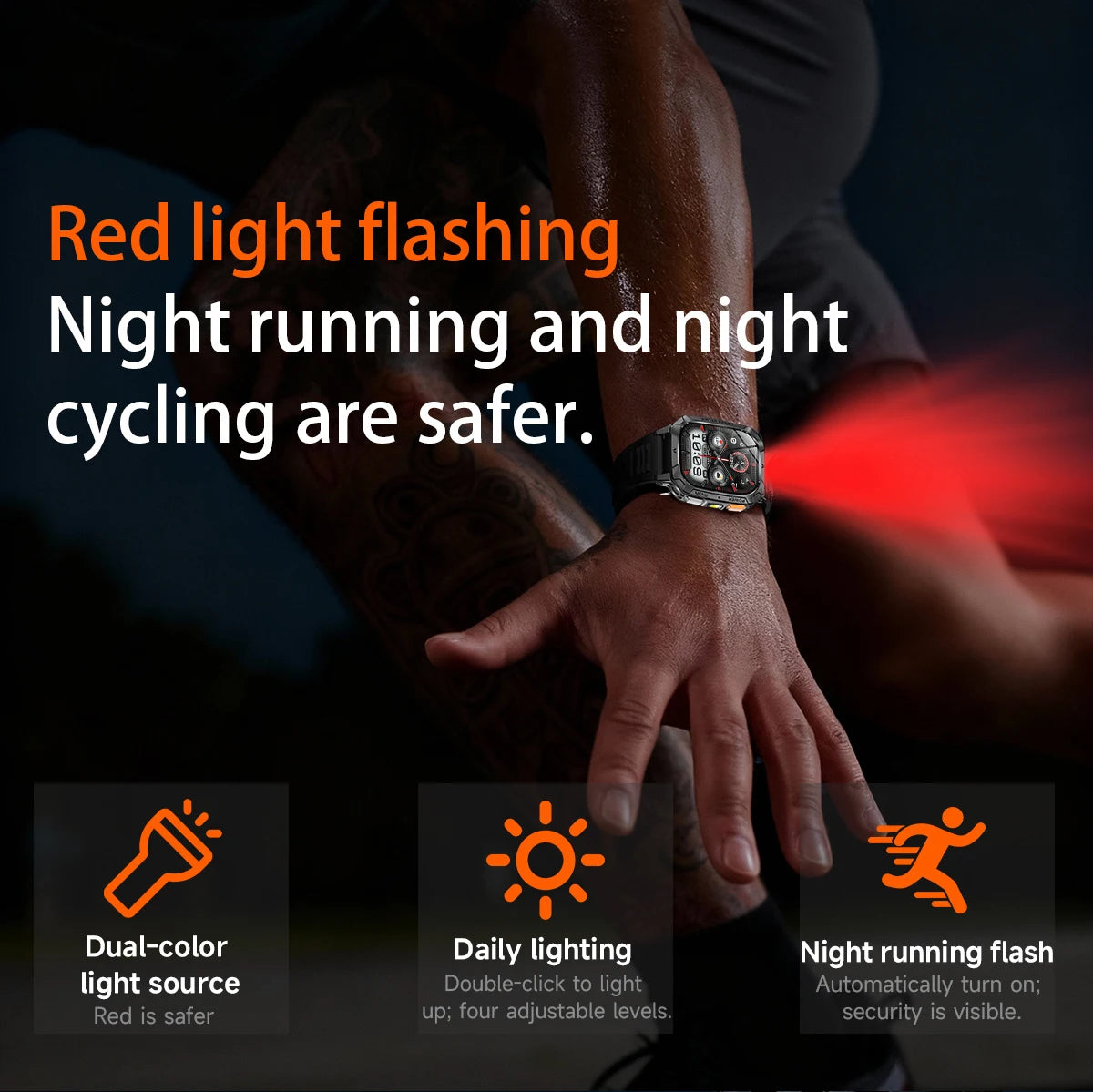 LIGE 2026 Military Grade 1400mAh Battery Smart Watch Men 2.01" HD Screen IP68 Waterproof Sport Fitness Bluetooth Call Smartwatch