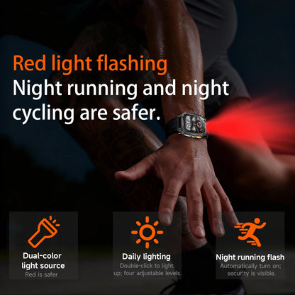 LIGE 2026 Military Grade 1400mAh Battery Smart Watch Men 2.01" HD Screen IP68 Waterproof Sport Fitness Bluetooth Call Smartwatch