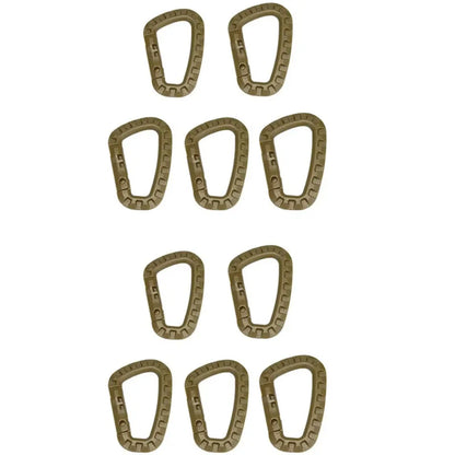 1-10Pcs Military tactical carabiner Clips Accessories D-Ring Buckle Mountaineering Carabiner Backpack Hanging Key Outdoor gadget