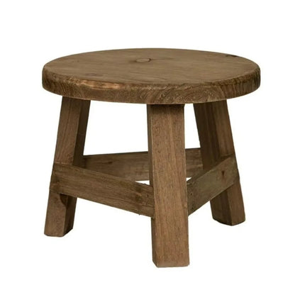 Modern Bonsai Rack Wooden Mini Stool Mini Size Display Succulent Plant Stand Round Flower Pot Base Holder Home Garden Decor