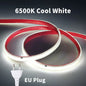 220V COB LED Strip Light 296 LEDs/m High Brightness Waterproof Flexible LED Tape Ribbon for Room Kitchen Outdoor Lighting 230V