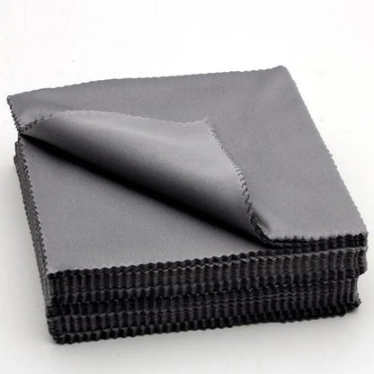 1/20/100/300 pcs/lot Black Microfiber Sunglasses Eyeglasses Cleaning Cloth 13*13cm Glasses Eyewear Clean Lens Cloth Accessories