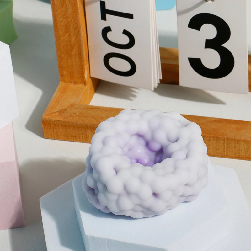 Soft Cloud Shape Squishy Toy Sand Ball Grape Stress Relief Ball Fidget Sensory Toy Squeezing Soothing Toy Gift for Adult Kids