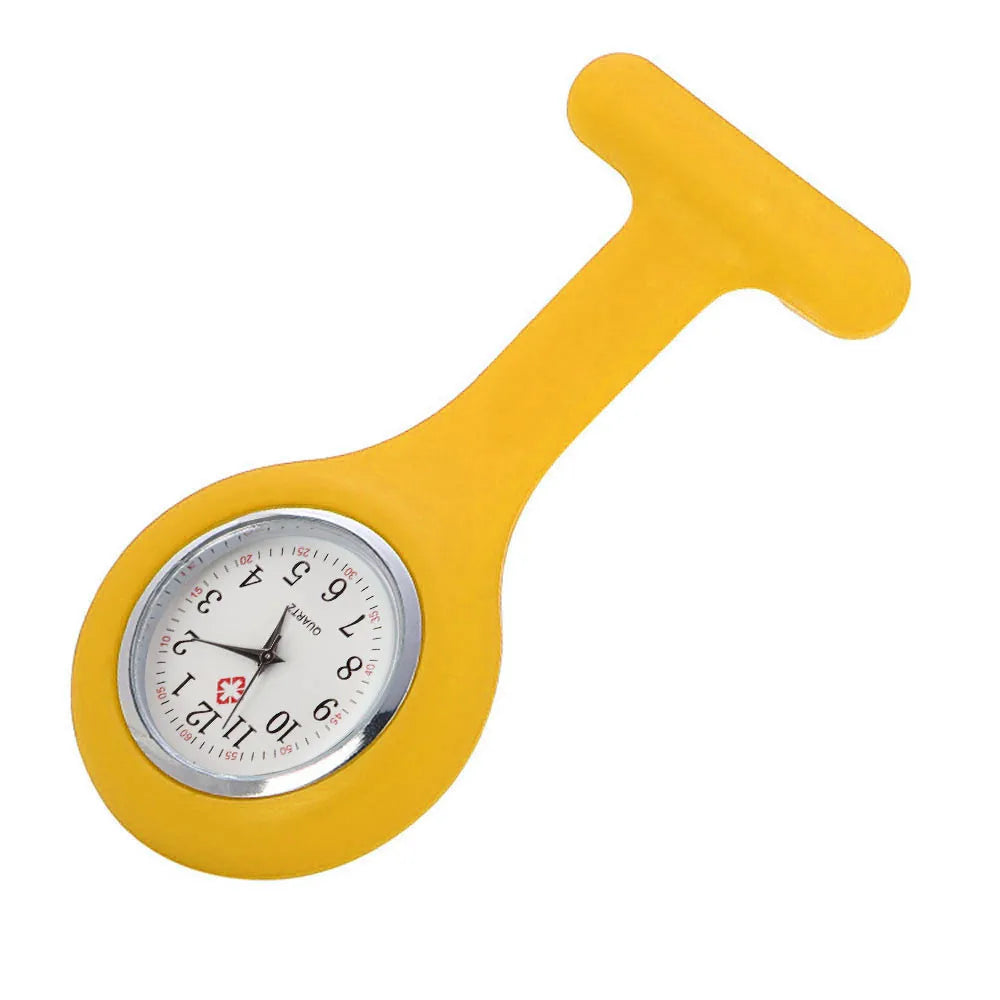 Pocket Watch Women's Digital Display Dial Clip-On Analog Clock Fob Nurse Brooch Pin Hang Pocket Electric Watch Fashion Watches