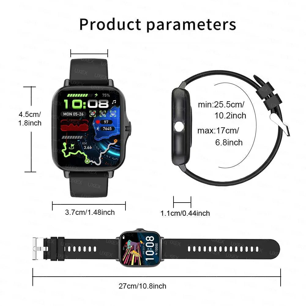 Classic New Smart Watch for Men Women Gift Full Touch Screen Sport Fitness Watch Bluetooth Call Digital Smartwatch Multifunction
