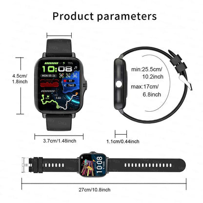 Classic New Smart Watch for Men Women Gift Full Touch Screen Sport Fitness Watch Bluetooth Call Digital Smartwatch Multifunction