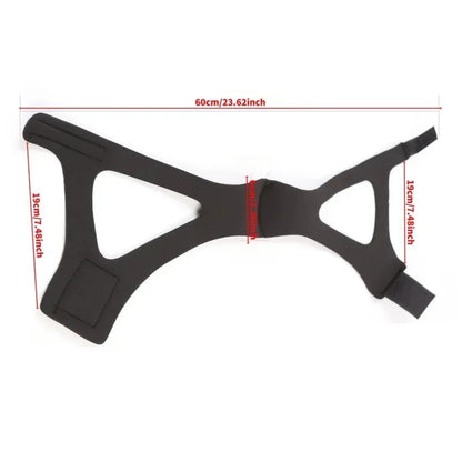 Anti Snoring Chin Strap Sleep Band, Mouth Breathing Corrector Reduce Snoring for Open Mouth Sleepers