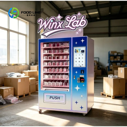 Touch Screen Eyelash Earring Vending Machine AI Virtual Trial Card Reader for Shopping Mall Retail Free Custom Stickers