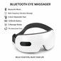 Smart Eye Massager with Heat Compression, Vibration Massage, Foldable Eye Care Device, 1200mAh Rechargeable Eye Relaxation Mask