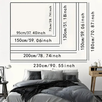 VIKAMA Music Is My Drug Personality Quotation Tapestry Music Lover Bedroom Music Studio Hanging Cloth Home Decoration