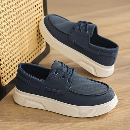 Summer Men's Loafers Comfortable Platform Casual Shoes For Men Moccasins Breathable Slip-on Designer Shoes Man Flat Office Shoes