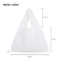 Canvas Cotton bag grocery handbag Foldable Fabric tote bag portable Storage organizer Shopping bag for woman Cloth organizer bag