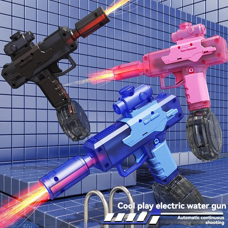 Latest Ice Mouse Electric Water Gun Pulse High Pressure Strong Range, Long Range Continuous Launch Children's Toy Water Splashin