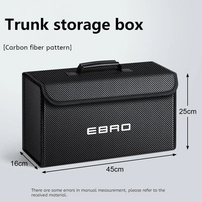For EBRO S400 S700 S800 2025 Car Trunk Storage Box Organizer Foldable Stowing Tidying Bag Car Interior Storage Accessories