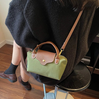 Retro Casual Fashion Ladies Shoulder Bag Stylish Trendy Crossbody Bag Quality Small Square Bag Urban Minimalist Style Polyest...