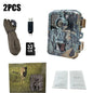 Hunting Trail Camera 16MP 1080P Wild Animal Detector Trail Camera HD Waterproof Monitoring Infrared Heat Sensing Night Vision