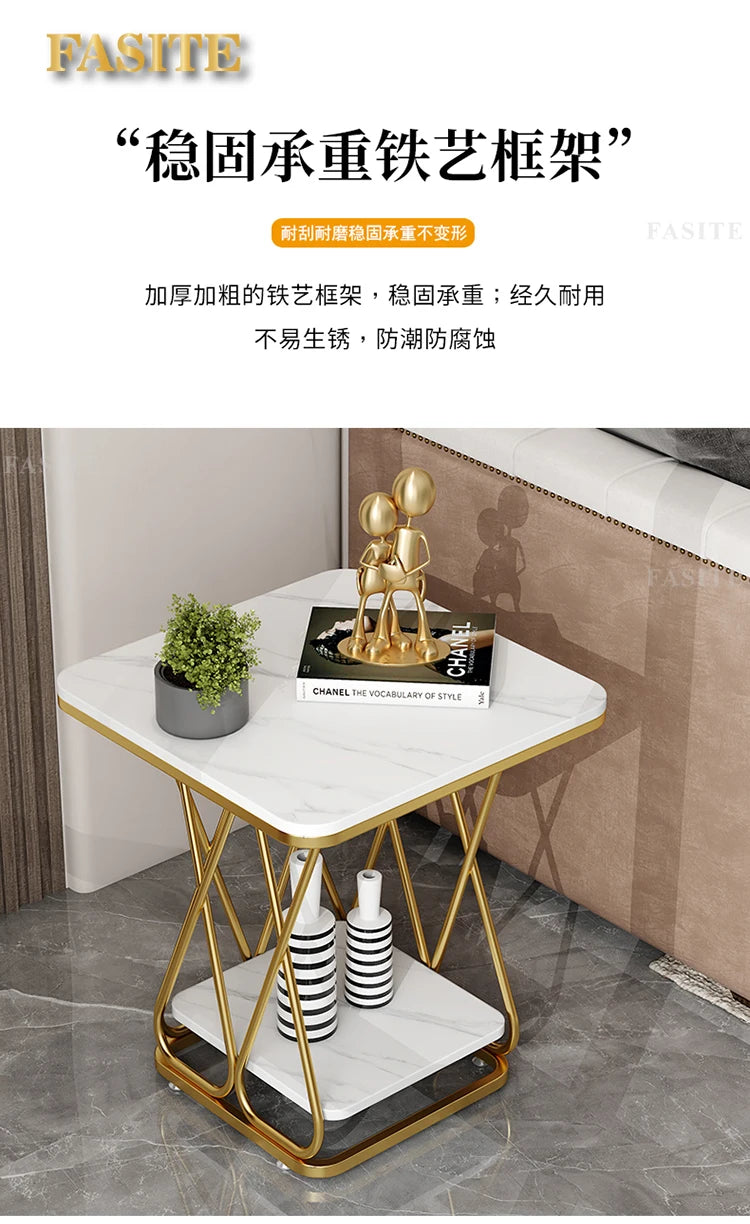 Modern Nordic Coffee Table Bedside Marble Luxury Coffee Table Service Living Room Furniture Salon Table Basse De Salon Desk Mesa
