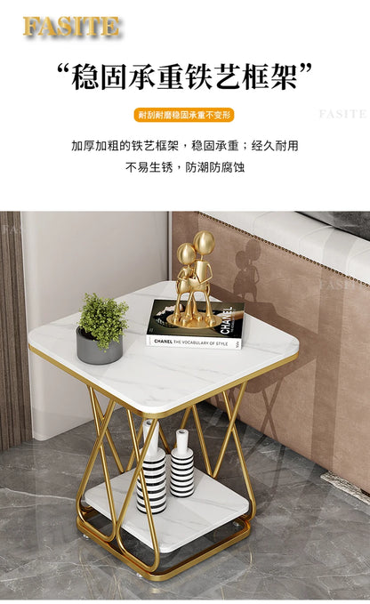 Modern Nordic Coffee Table Bedside Marble Luxury Coffee Table Service Living Room Furniture Salon Table Basse De Salon Desk Mesa