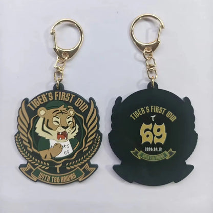 Custom 2D/3D Soft Rubber Key Chain Silicone Personalized Logo PVC Keyring Fashion Keychains Customizable Key Holder Chain